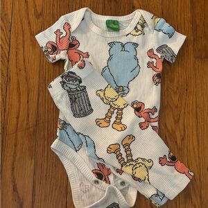 Sesame Street Kids Bodysuit and Pants